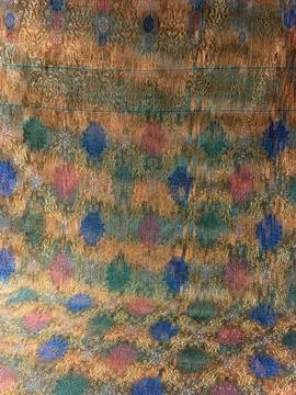 Abstract Batik Pattern Wallpaper Stock Photos