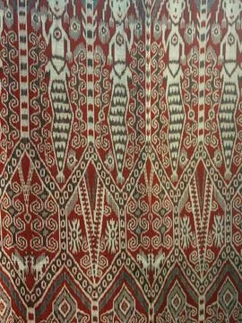 Abstract Batik Pattern Wallpaper Foto stock