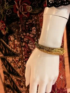 Abstract Batik Pattern Wallpaper Stock Photos