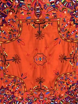 Abstract Batik Pattern Wallpaper Stock Photos