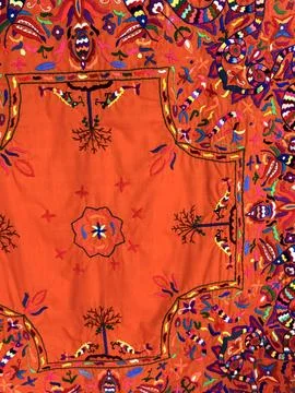 Abstract Batik Pattern Wallpaper Stock Photos