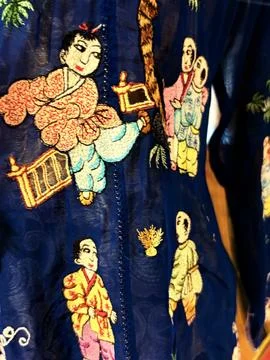 Abstract Batik Pattern Wallpaper Stock Photos