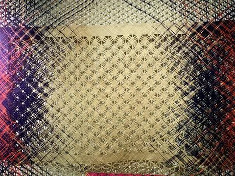 Abstract Batik Pattern Wallpaper Foto stock