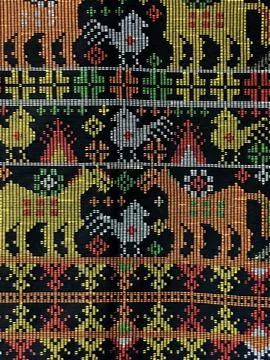 Abstract Batik Pattern Wallpaper Stock Photos