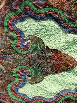 Abstract Batik Pattern Wallpaper Stock Photos