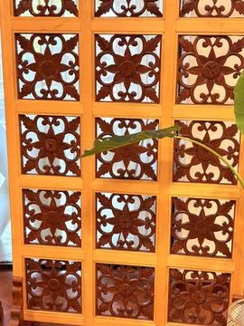 Abstract Batik Pattern Wallpaper Stock Photos