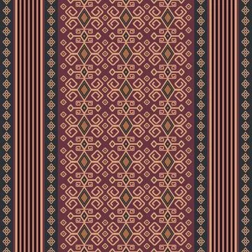 Abstract batik tenun sumba pattern 스톡 일러스트