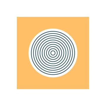 Abstract Bauhaus design with a geometric pattern and modern symmetry. The Stock Illustration