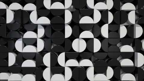 Abstract Bauhaus Wall Loop Stock Footage 298243886