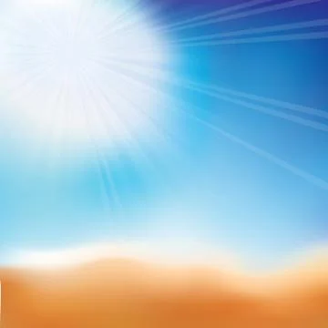 Abstract beach Stock Illustration