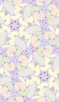 Abstract Bean Shape Background Stock Illustration