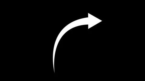 Abstract beautiful arrow icon animation Stock Footage 298927169