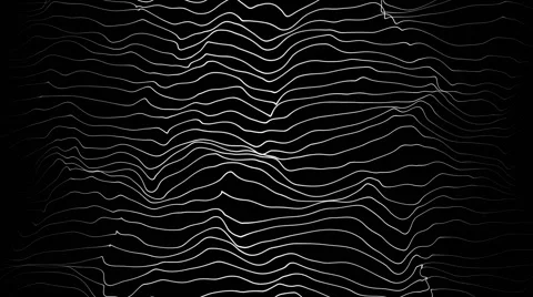 Abstract beautiful background and 3d line. black and white Stock Footage 50894542