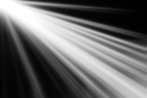 Abstract beautiful beams of light, rays of light screen overlay on black back Stock Illustration