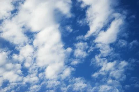 Abstract beautiful cloud in blue sky for blackground Stock Photos