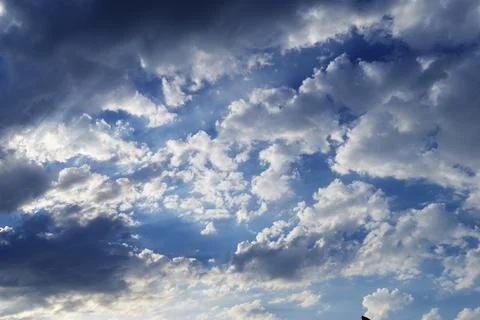Abstract beautiful cloud in blue sky for blackground Stock Photos