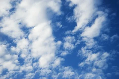 Abstract beautiful cloud in blue sky for blackground Stock Photos
