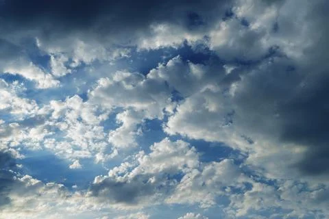Abstract beautiful cloud in blue sky for blackground Stock Photos
