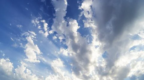 Abstract beautiful cloud in blue sky for blackground Stock Photos