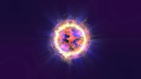 Abstract Beautiful Energy Ball. Video stock 295873530