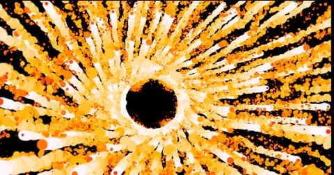 Abstract beautiful explosion fireworks fire salute with a bright glowing smok Stock Illustration