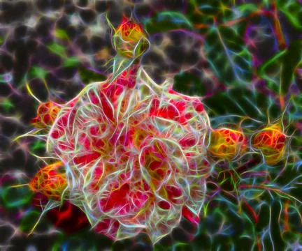 Abstract Beautiful flower Stock Illustration