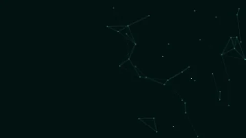 Abstract beautiful geometric background. Abstract plexus futuristic, polygonal Stock Footage 171641842