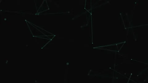 Abstract beautiful geometric background. Abstract plexus futuristic, polygonal Stock Footage 171642471