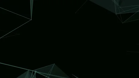 Abstract beautiful geometric background. Abstract plexus futuristic, polygonal Stock Footage 171642505