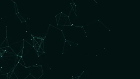 Abstract beautiful geometric background. Abstract plexus futuristic, polygonal Stock-Footage 171642546