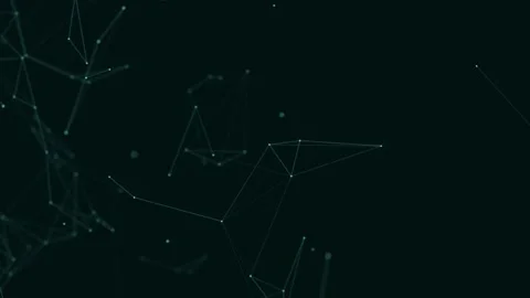 Abstract beautiful geometric background. Abstract plexus futuristic, polygonal Stock Footage 171642718