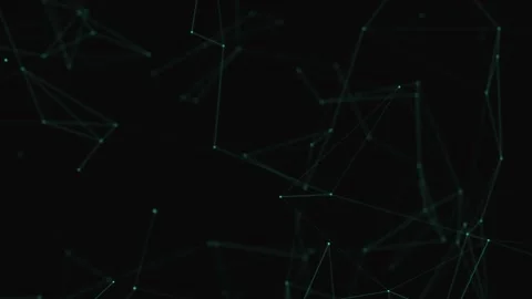 Abstract beautiful geometric background. Abstract plexus futuristic, polygonal Stock Footage 171642936