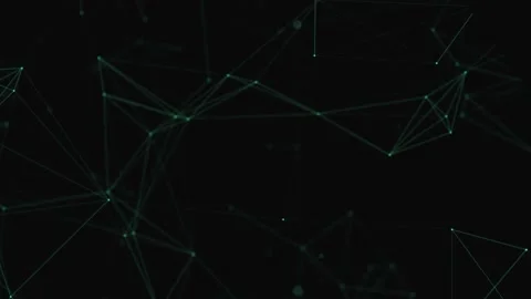Abstract beautiful geometric background. Abstract plexus futuristic, polygonal Stock Footage 171643024