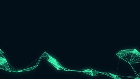 Abstract beautiful geometric background. Abstract plexus futuristic, polygonal Stock-Footage 171643298