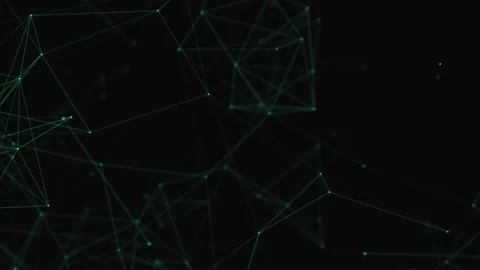 Abstract beautiful geometric background. Abstract plexus futuristic, polygonal Stock Footage 171643351