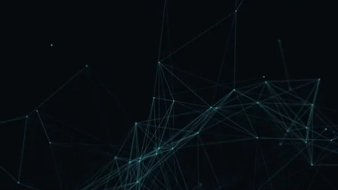 Abstract beautiful geometric background. Abstract plexus futuristic, polygonal Stock Footage 171643703