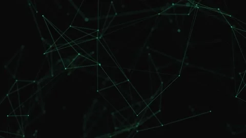 Abstract beautiful geometric background. Abstract plexus futuristic, polygonal Stock Footage 171644029