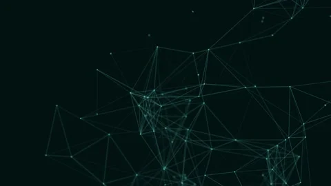Abstract beautiful geometric background. Abstract plexus futuristic, polygonal Video stock 171644059