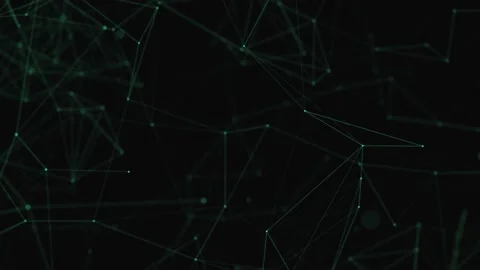 Abstract beautiful geometric background. Abstract plexus futuristic, polygonal Video stock 171644284