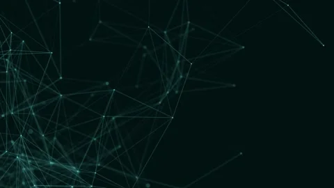 Abstract beautiful geometric background. Abstract plexus futuristic, polygonal Stock-Footage 171644882
