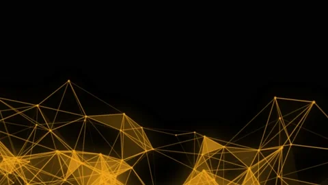 Abstract beautiful geometric background. Abstract plexus futuristic, polygonal Stock Footage 171645858