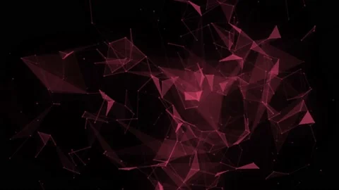 Abstract beautiful geometric background. Abstract plexus futuristic, polygonal Stock Footage 171645884