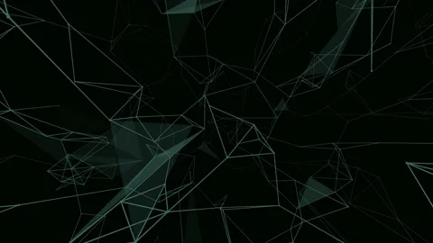 Abstract beautiful geometric background. Abstract plexus futuristic, polygonal Video stock 171646137