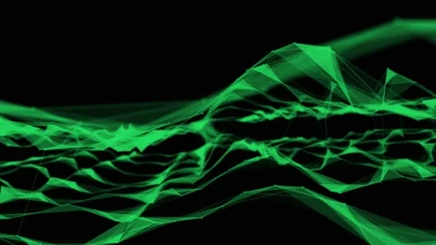 Abstract beautiful geometric background. Abstract plexus futuristic, polygonal Video stock 171646644