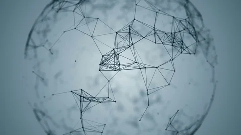 Abstract beautiful geometric background Loop Stock Footage 76440173