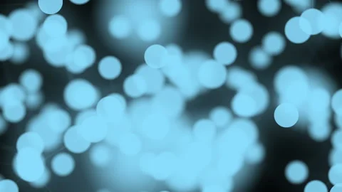 Abstract beautiful geometric background with moving lines, dots. bokeh Stock Footage 113686201