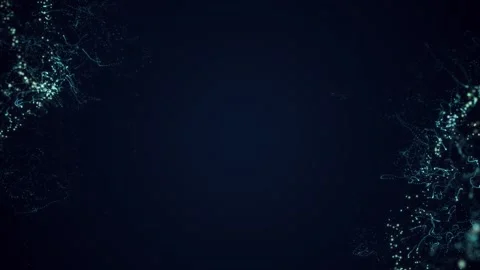 Abstract beautiful geometric background with moving dots. Looped seamless Stock Footage 170231532