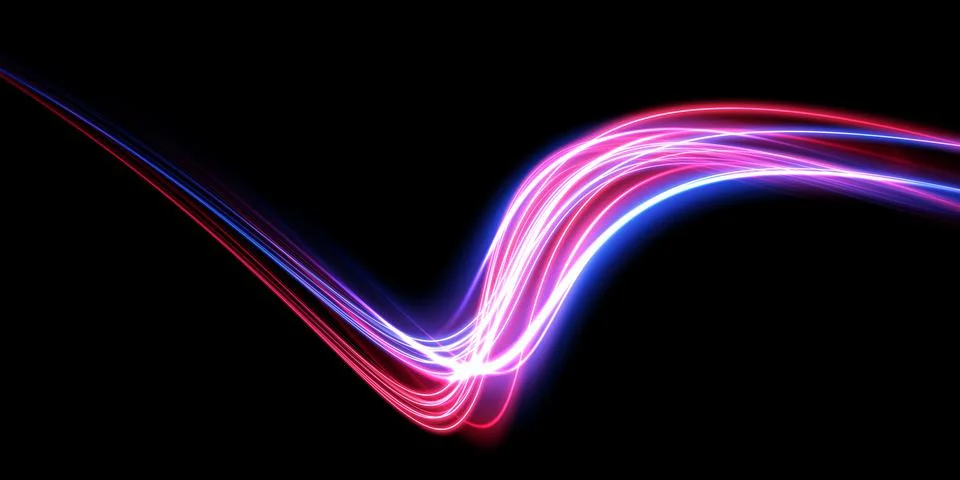 Abstract beautiful light background. Magic sparks on a dark background. Mystical Stock Illustration