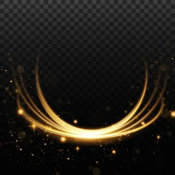 Abstract beautiful light background. Magic sparks on a dark background. Mystical Ilustração Stock