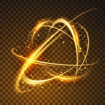 Abstract beautiful light background. Magic sparks on a dark background. Mystical Illustrazione stock